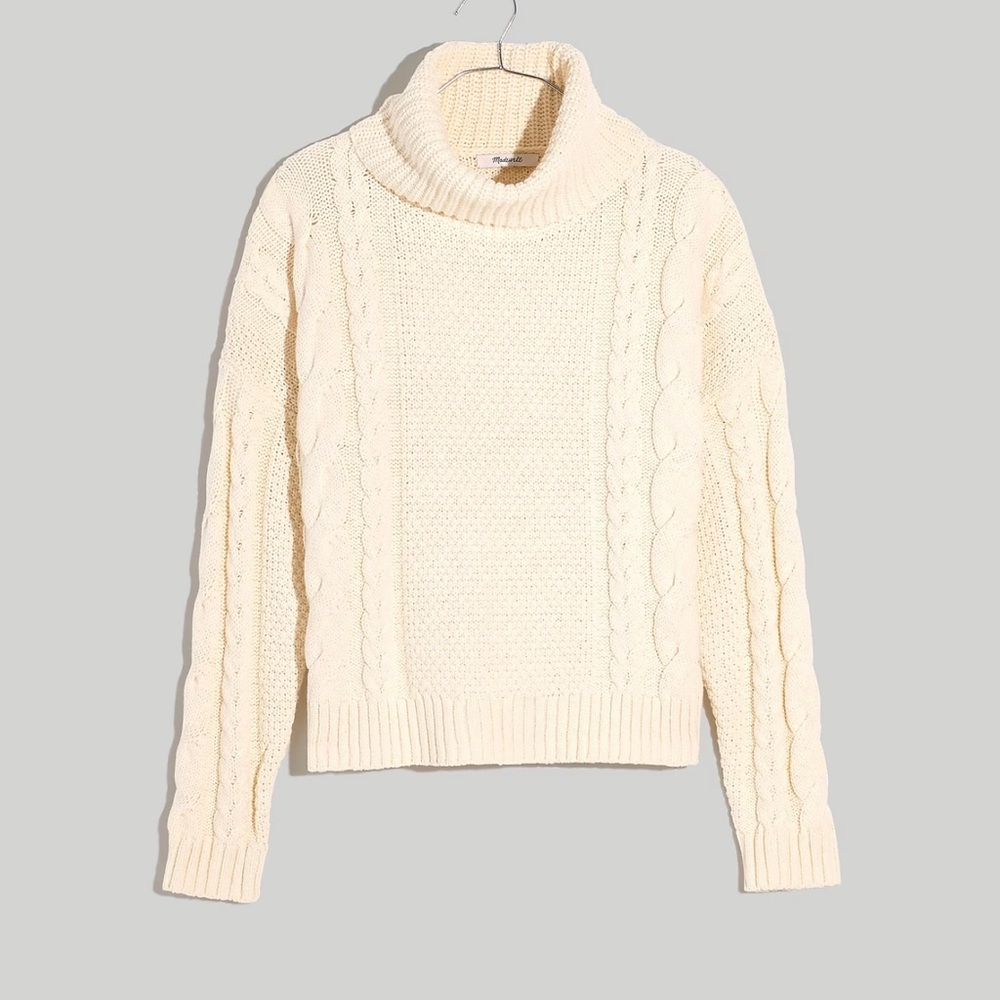 NWT Cable Turtleneck Sweater